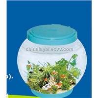 Glass Fish Bowl with LED Light-FB-5L