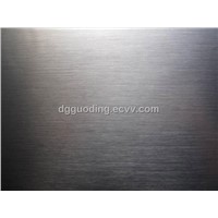 Tungsten steel brushed finish stainless steel films