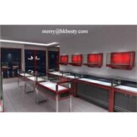Jewellery showroom design with high power led lights for jewelry stores