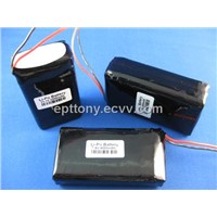 Ly-on Li-po battery pack,7.4V 2000mAh, as backup battery in the portable device