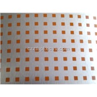 New style Orange square dots Aluminum foil HPL sheet/Silver brushed4*8