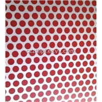 New style Red dots Aluminum foil HPL sheet/Silver brushed4*8