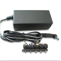 Notebook/Laptop AC Adapter, 12 to 24V Output, One Set Multi-connector Can Match with All Laptops