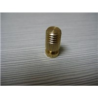 OEM knurling brass screw with secondary machining