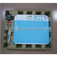 Pointing reading machine pulp tray