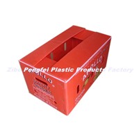 Printed PP Plastic Hollow Sheet Packing Box