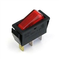 Single pole Rocker Switch lighted