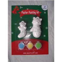 christmas plaster paint kit