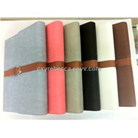 ipad case with genuine leather and sleeping mode