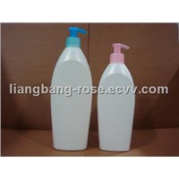 shampoo bottle with pump (plastic bottle )