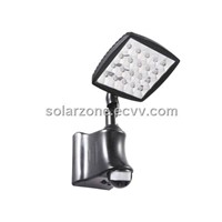 solar security lights with PIR motion sensor, ABS material