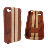 strip wood case for iphone 4/4S