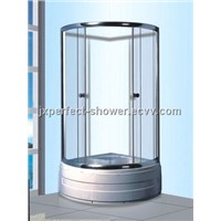 tempered glass shower doors with high tub (ZY-609)