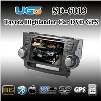 ugode Car DVD player for Toyota Highlander with GPS Navigation Radio Bluetooth