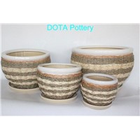 weaving pots