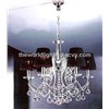CHTC2009-2012 Chrome Metal Stand Black Fabric Cover Classical Crystal Chnadelier China