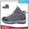 High cut waterproof leather hiking boots