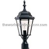Black Traditional Metal Outdoor Wall Lamp (OWL1005BK)