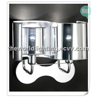 BL50819-Chrome Metal Bathroom Vanity with 2 Lamps