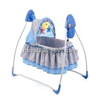 Baby Swing cradle with canopy and plush toys
