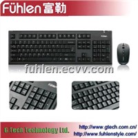 Fuhlen Wireless Keyboard and Mouse A100G for Personal Computer Accessories