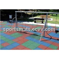 Recycled outdoor safety Playground Rubber Tile