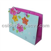 Special Design Paper Bag for Gifts/ gift bags with ribbon handles