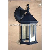 0WL004-Black Traditional Metal Outdoor Wall Lamp