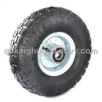 10-inch Rubber Wheel Solid and Pneumatic Tire, Quality Bearings and Sturdy Rims