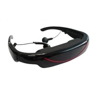 72inch Video Glasses with display movies, photos, e-book,support MPEG, AVI, RM, RMVB