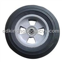8/10-inch Solid Rubber Wheel for Hand Trolley, Tool Cart, Machines