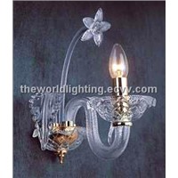Flower Shape Glass Wall Lamp (AQ0244 1w)