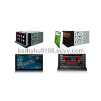 Android OS TFT LCD touch screen car DVD GPS with TV, radio, RDS, bluetooth, iPod, SD, USB, etc