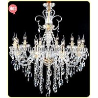 (CHGC0265-10)2012White Wine Transparent Color Glass Candle Shape Crystal Classical Chandelier China