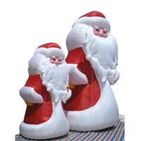 Christmas Inflatable Santa Claus Snowman Tree