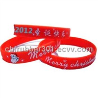 Christmas gift of silicone bracelet