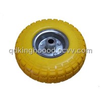 Foam rubber wheel,Hand Truck Wheel , Flat Free Tire 10&amp;quot;x3.50-4