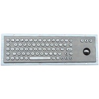 IP65 Stainless Steel Keyboard with Trackball for Kiosk (X-BP71B-S)