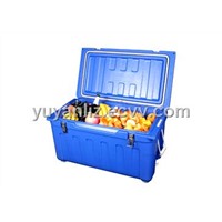 Insulation cooler box with rotomolding
