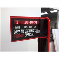 LED count down sign