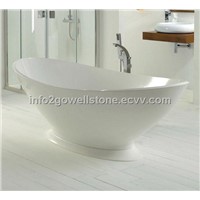 Luxury Acrylic Solid Surface Freestanding Bathtub
