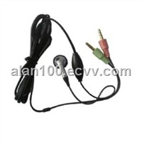 Mono Earbud Used For Computers / PC headsets