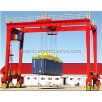 Rubber container gantry crane