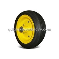Rubber wheel, 10 x 3.5-inch Solid Wheel for Hnad trolley,Generator,lawnmower,etc. Line