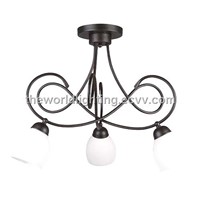 SCH-3023-Black Metal Stand Cup Shape Glass Kitchen Pendant Lighting China