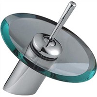 Single lever waterfall glass Basin faucet DH002