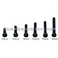 Snap-in tubeless rubber valves TR412-8
