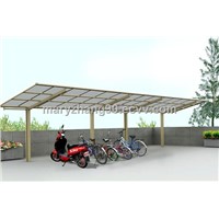 The most Convenient Outdoor Carport, Canopy Protecting Your Bike and Motrocycle from UV and Rain