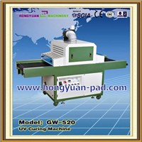 UV curing machine for printed product in screen printing