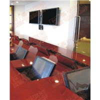 LCD monitor motorized pop up equipment for conference table